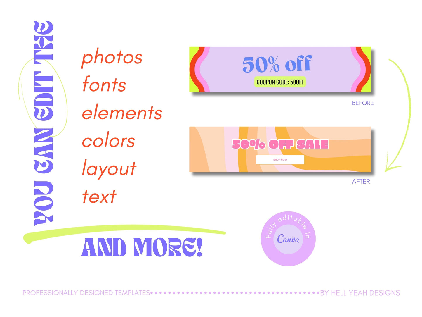 Ecommerce Website Banners Templates