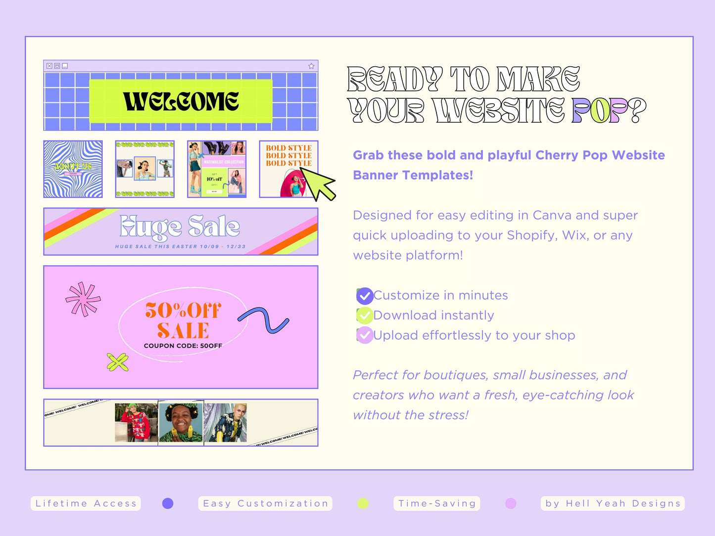Ecommerce Website Banners Templates