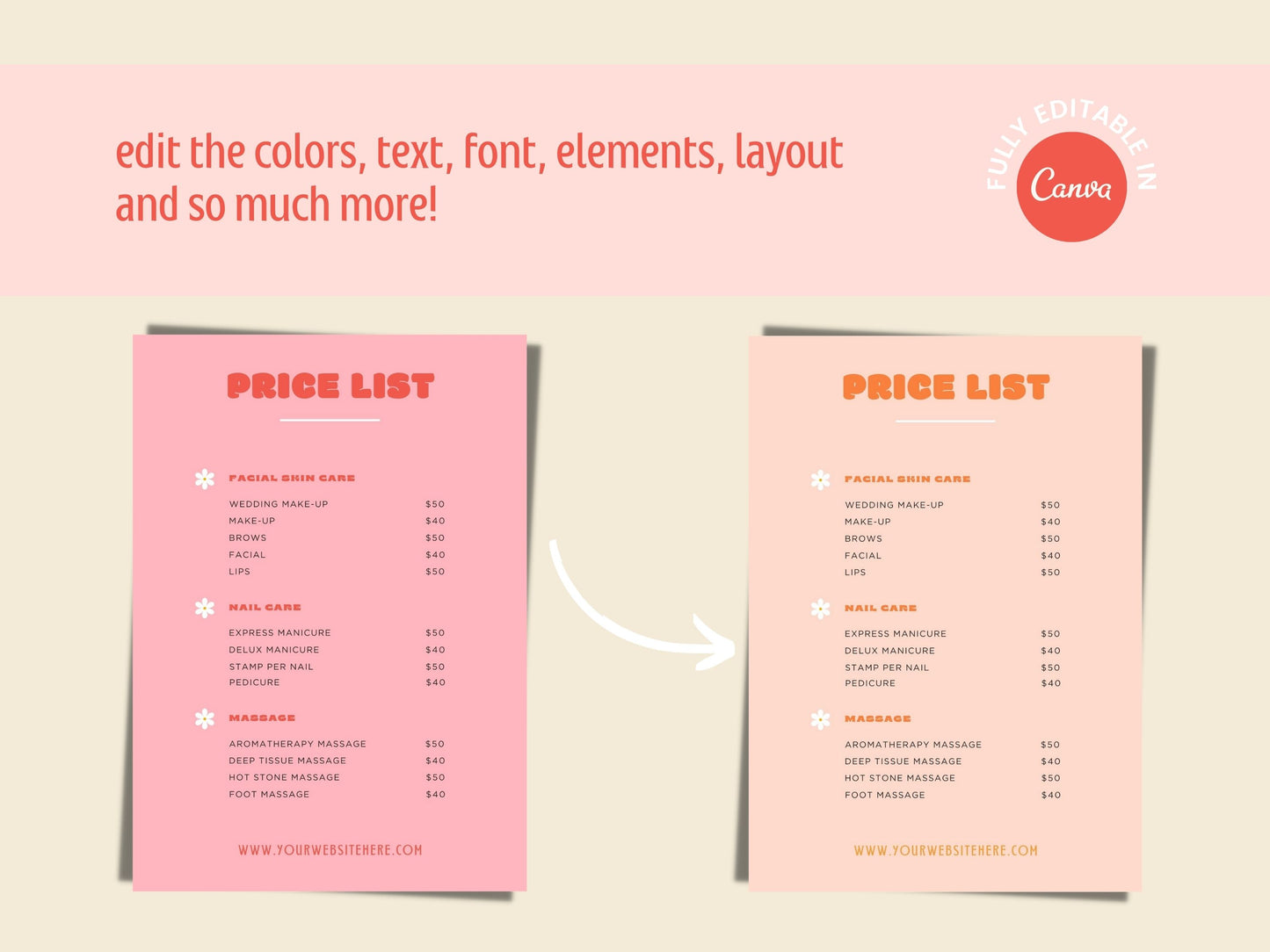 Price List Templates