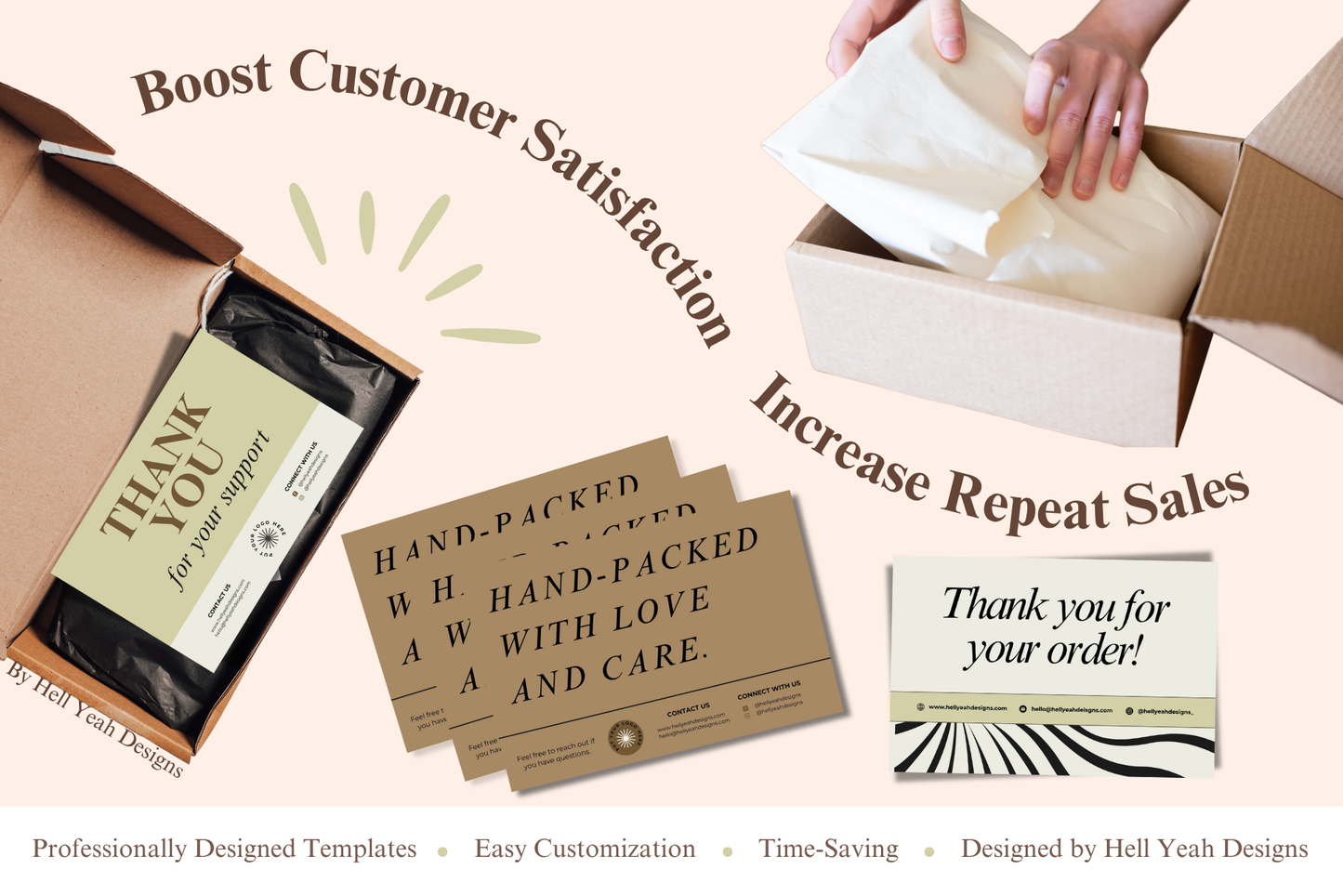 Chic Matcha Thank You Cards Templates