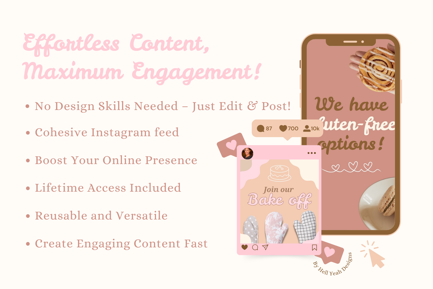 Berry & Butter Instagram Post Templates