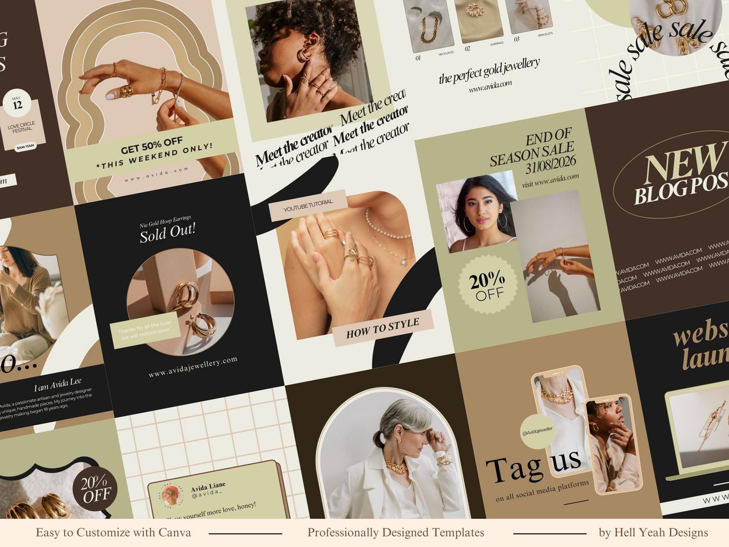 80 Chic Matcha Instagram Post Templates