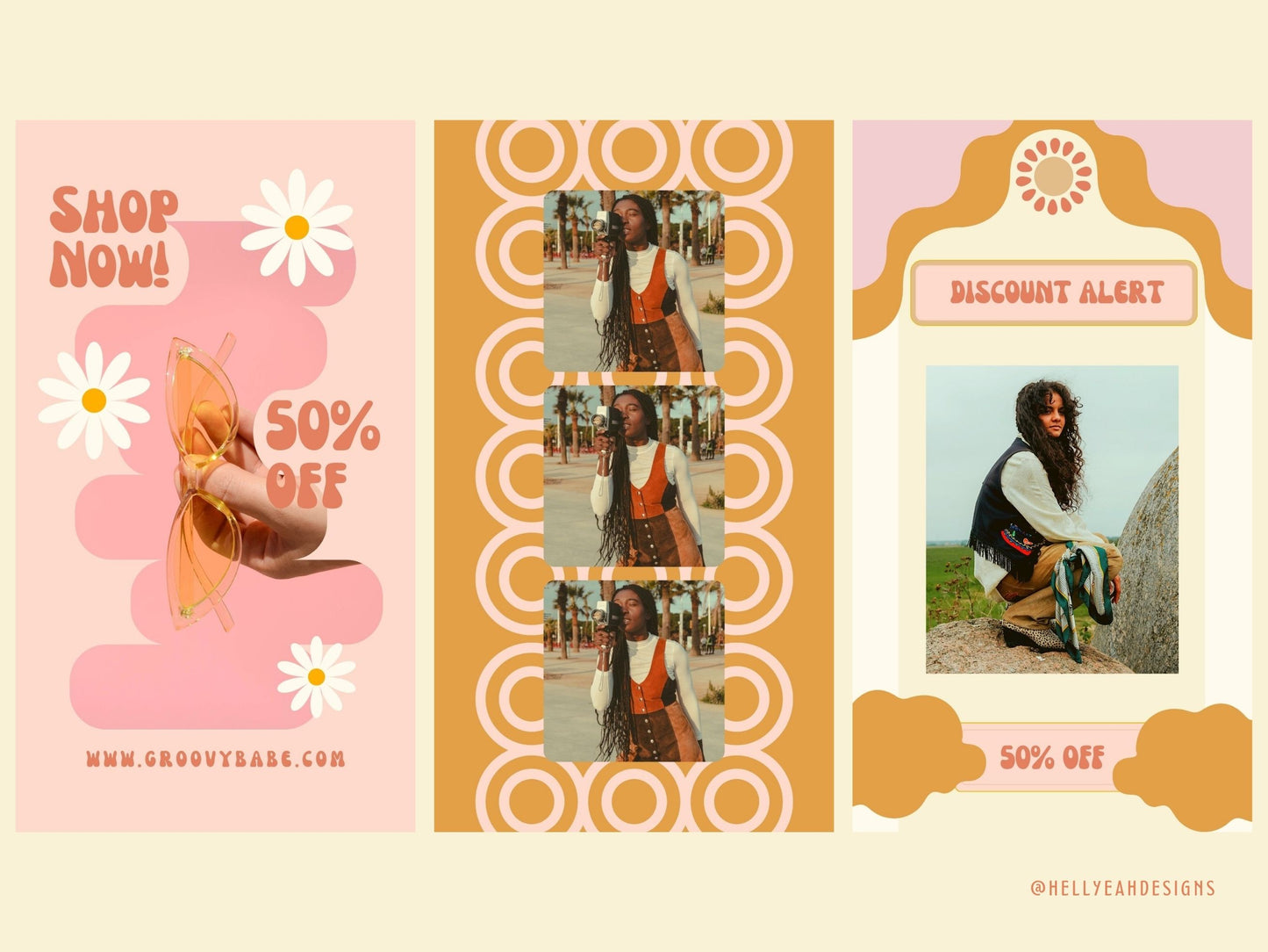 Retro Instagram Story Templates