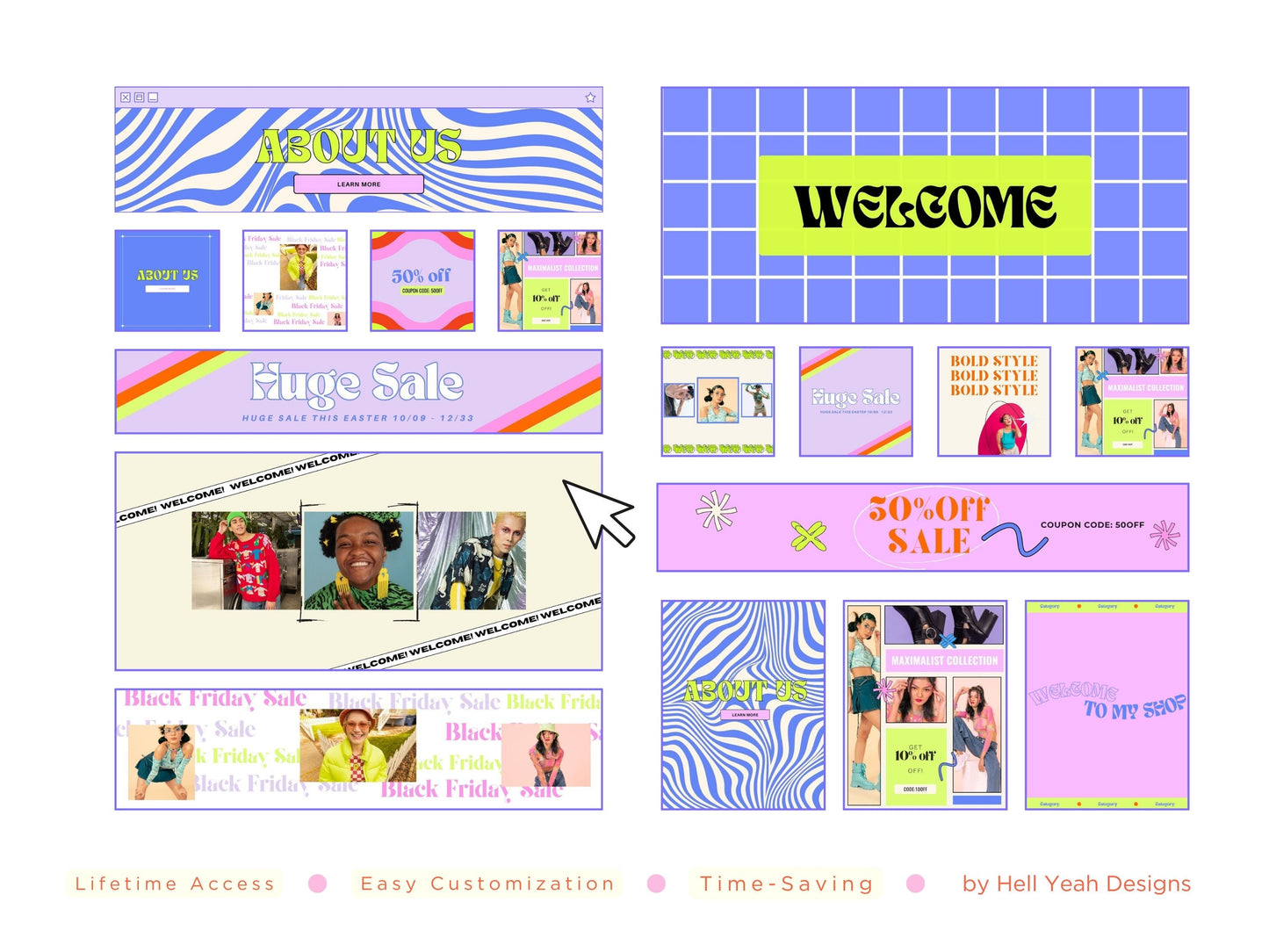Ecommerce Website Banners Templates