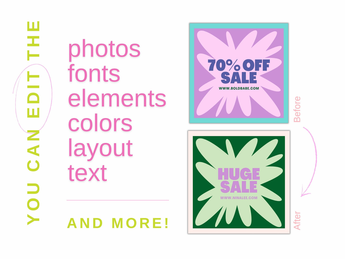 Bold Instagram Story Templates