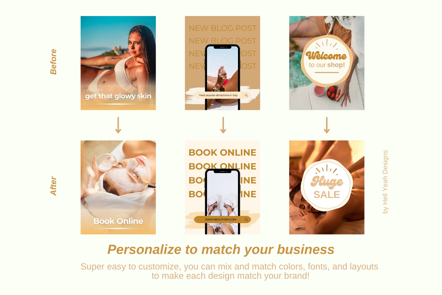 Beauty Glow Instagram Post Templates