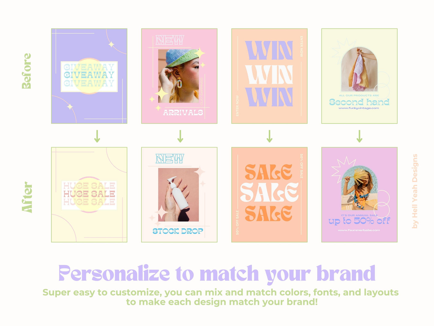 Pastel Power Instagram Post Templates
