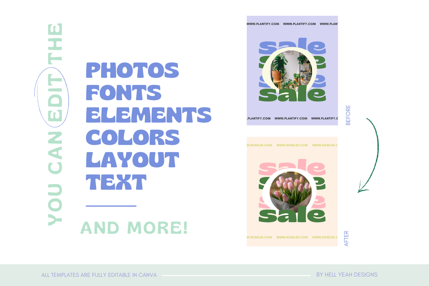 Modern Blue Instagram Templates Bundle