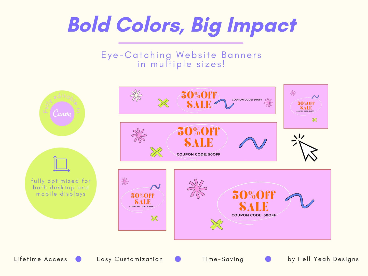 Ecommerce Website Banners Templates
