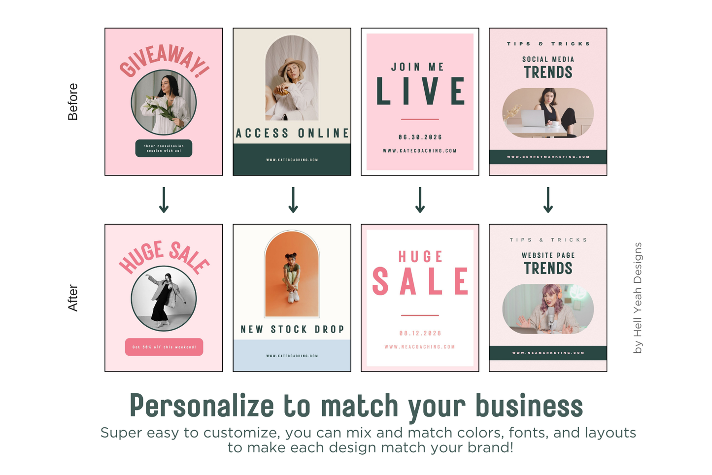 Coaching Instagram Post Templates