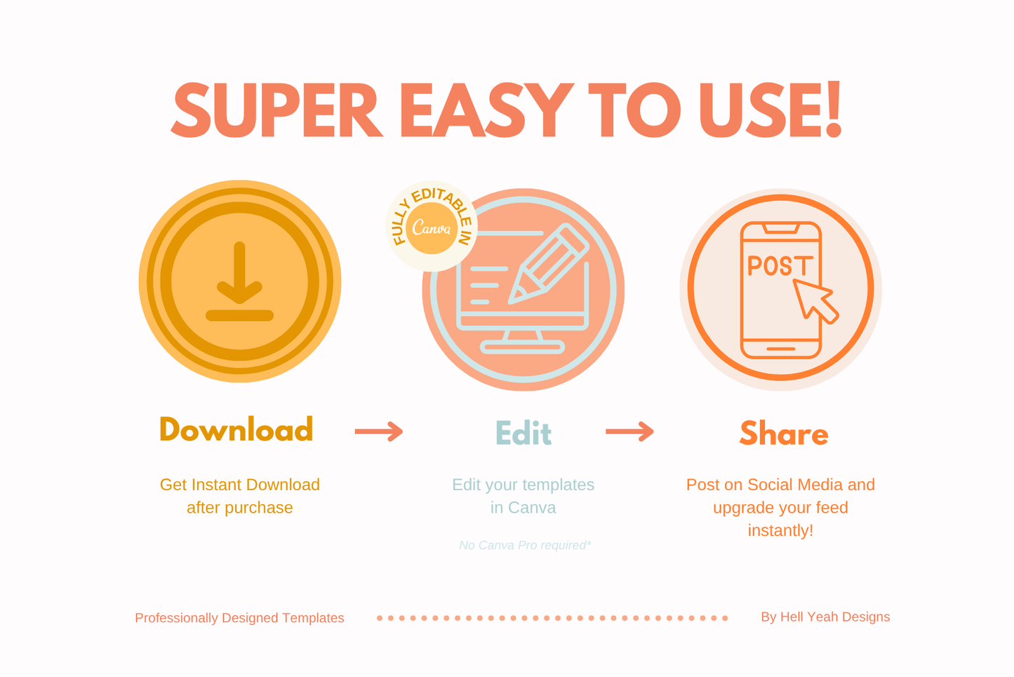Bold & Bright Instagram Post Templates
