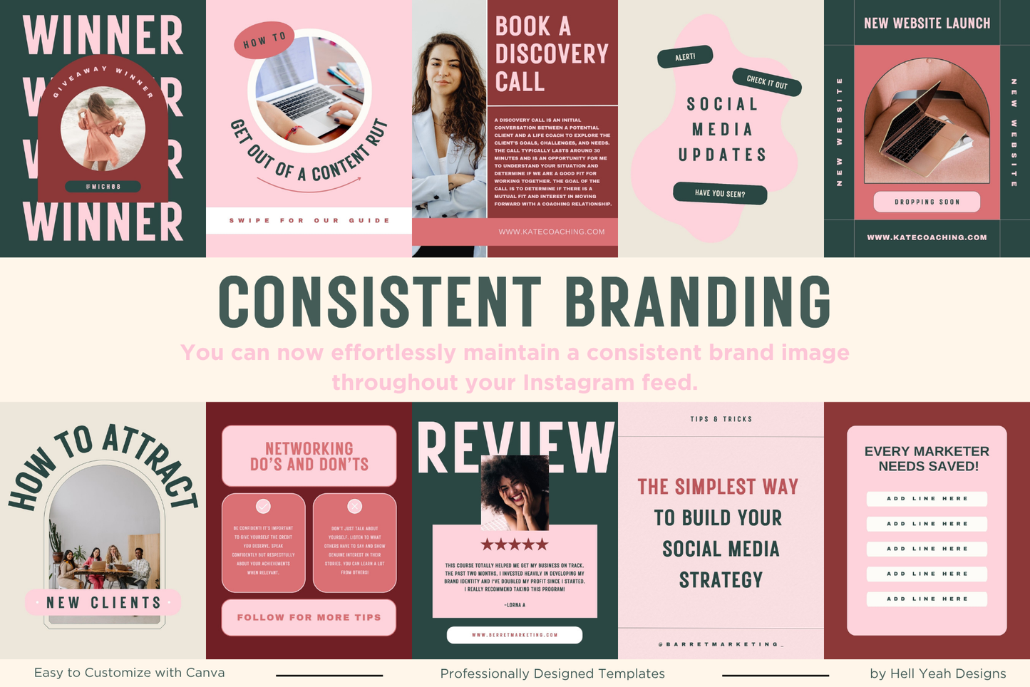 Coaching Instagram Post Templates