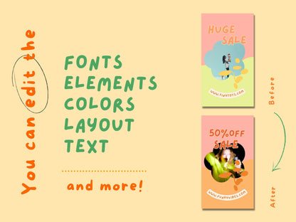 Tiny Tots Story Templates Canva