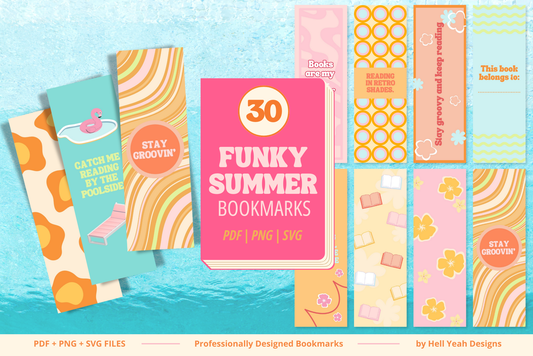 Funky Summer Bookmarks