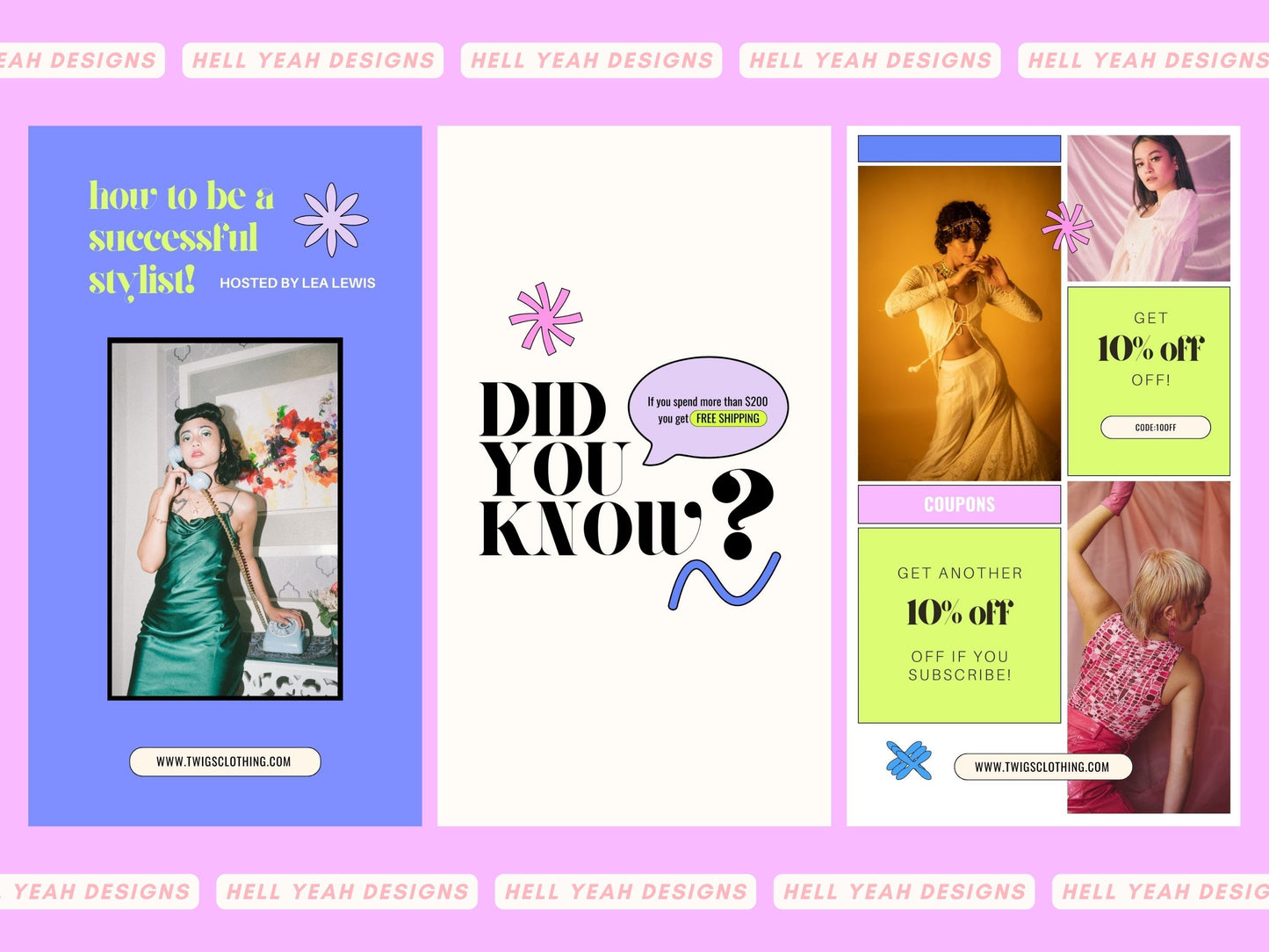 Ecommerce Instagram Story Templates
