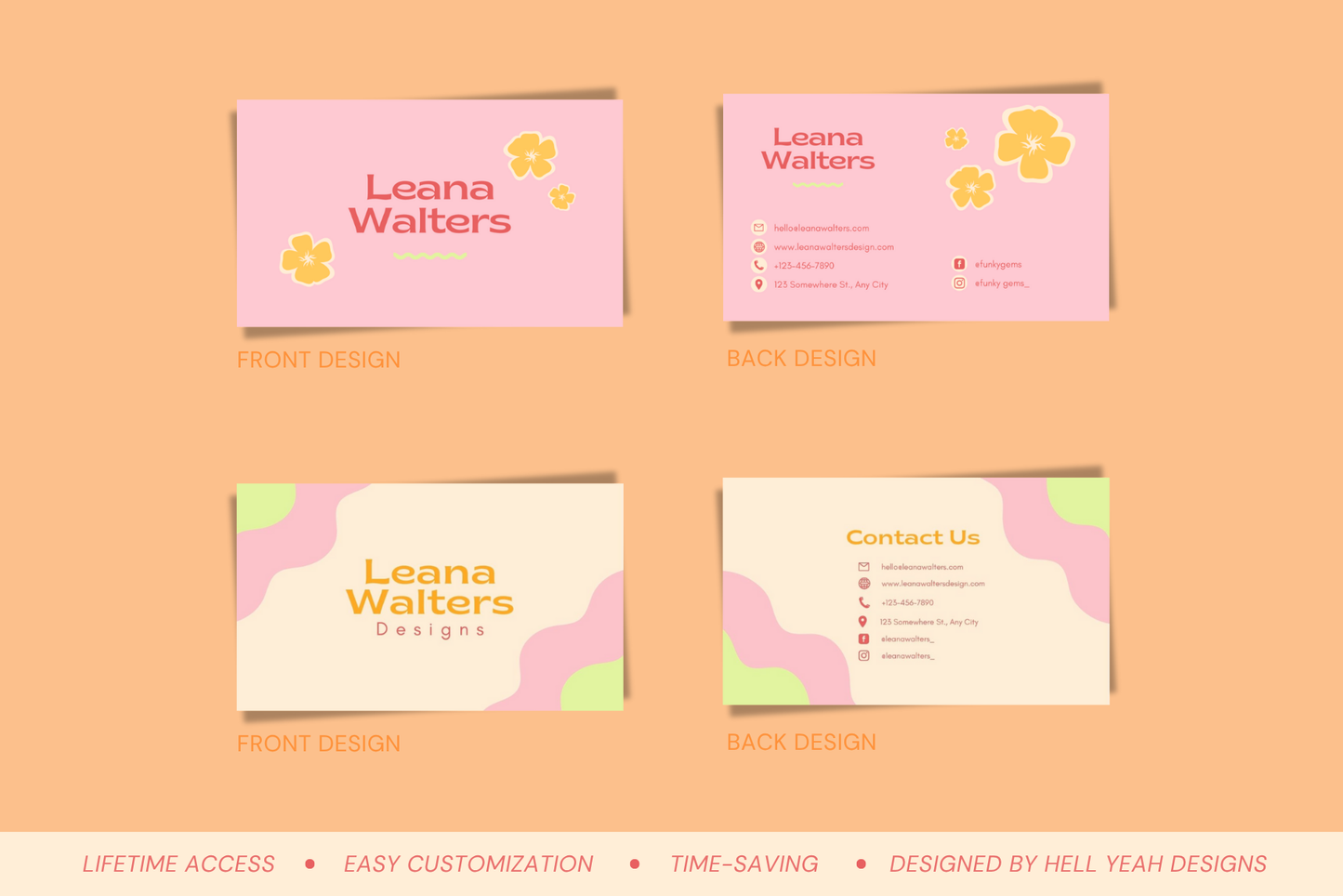 Summer Lovin’ Business Card Templates