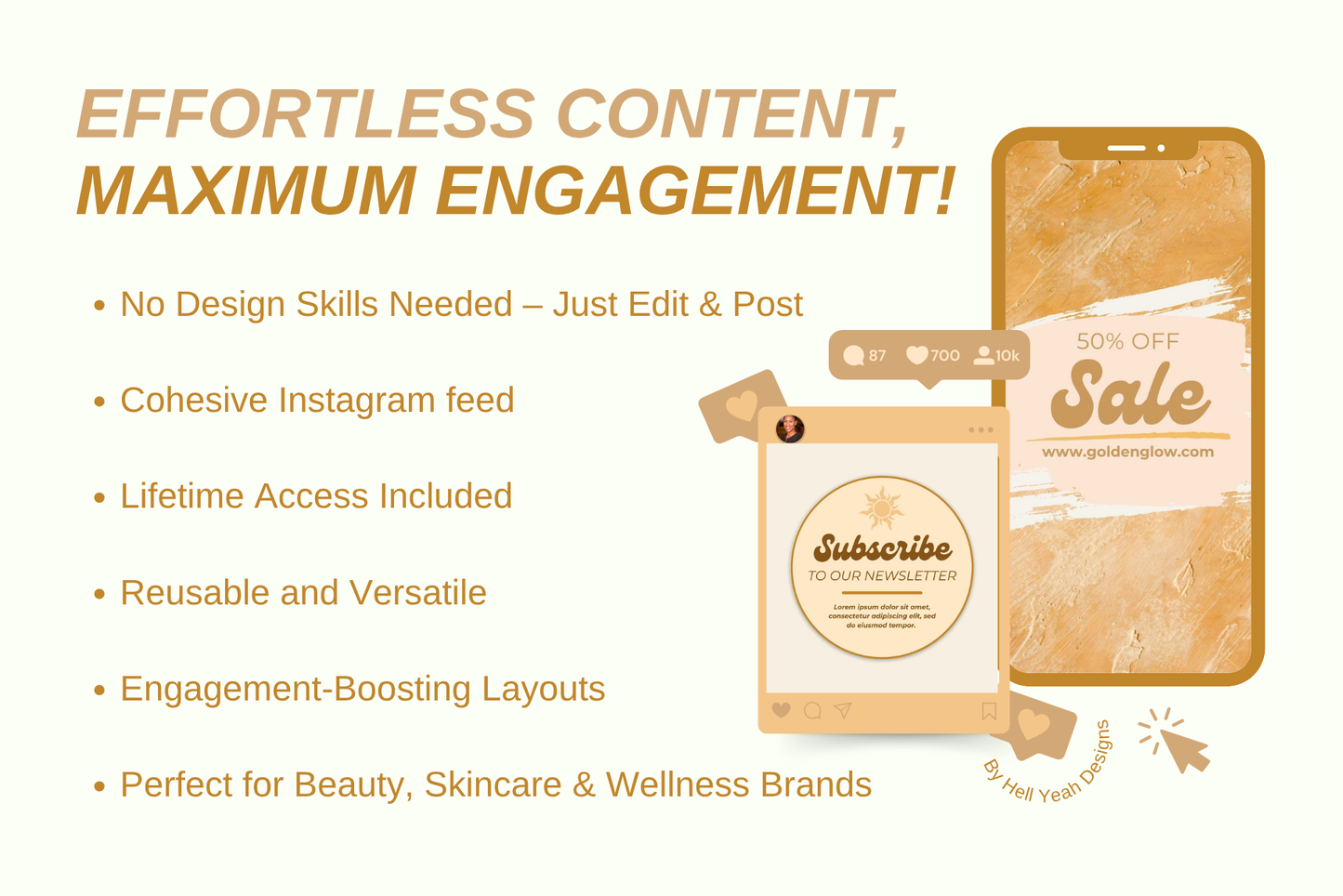 Beauty Glow Instagram Post Templates