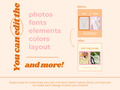 Sorbet Pop Instagram Post Templates