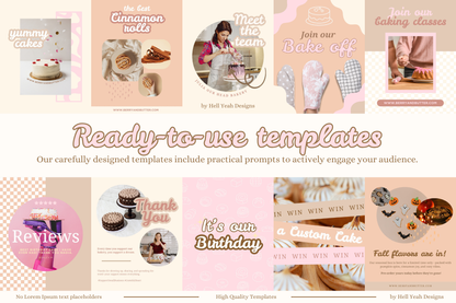 Berry & Butter Instagram Post Templates