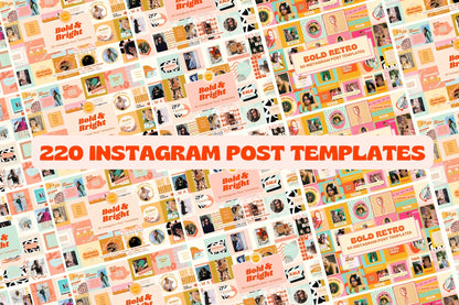 500 Bold & Bright Instagram Bundle