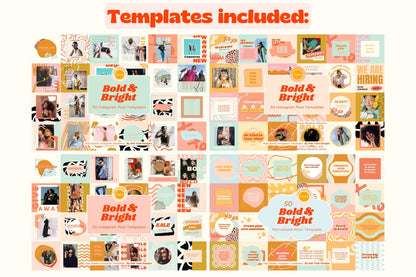 500 Bold & Bright Instagram Bundle