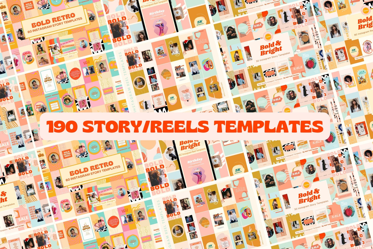 500 Bold & Bright Instagram Bundle