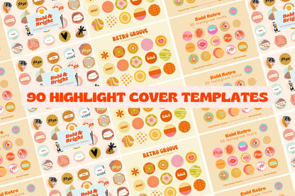 500 Bold & Bright Instagram Bundle