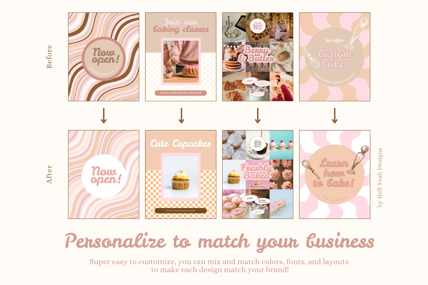 Berry & Butter Instagram Post Templates
