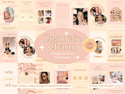 Cosmetics Charm Instagram Story Templates
