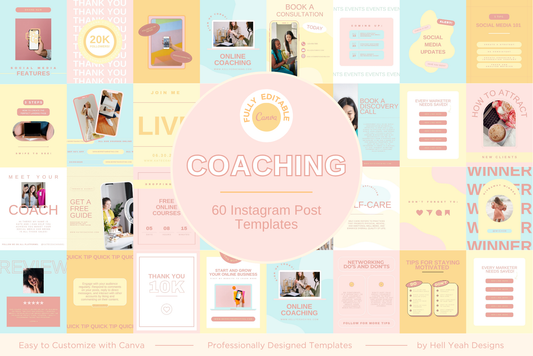 Coaching Instagram Post Templates