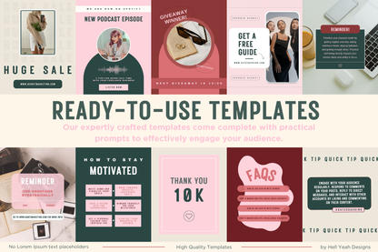 Coaching Instagram Post Templates