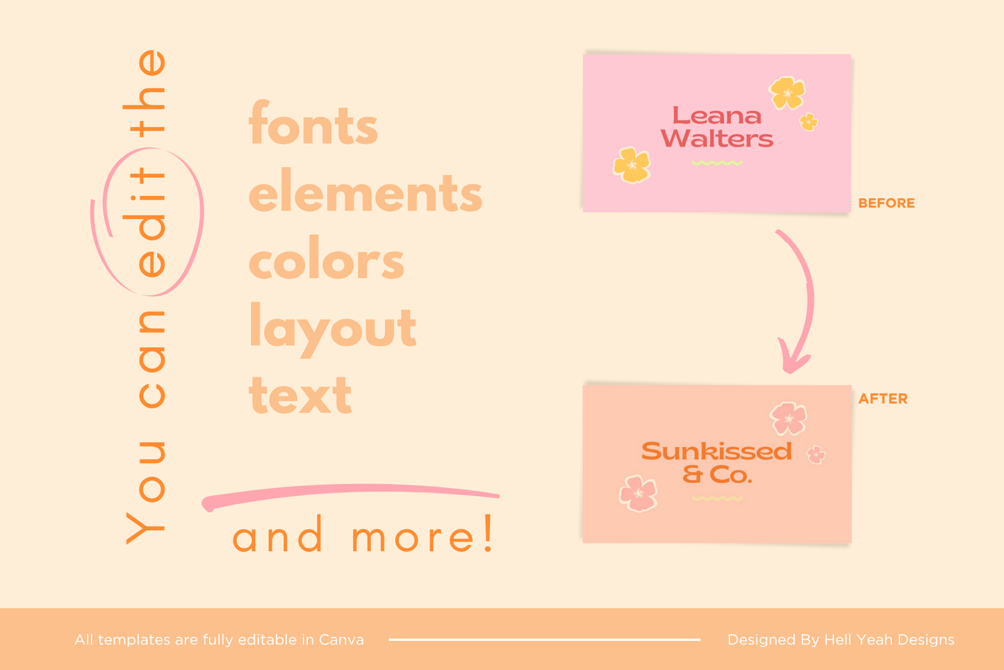 Summer Lovin’ Business Card Templates
